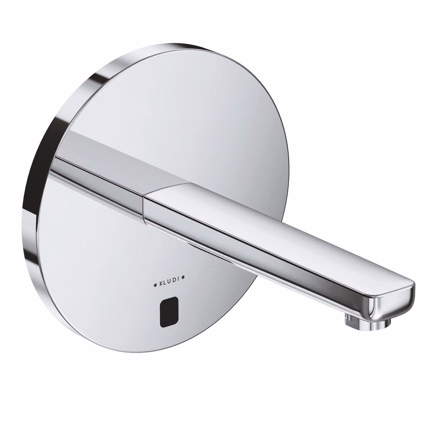 KLUDI ZENTA SL E Robinetterie de lavabo électronique, saillie 190mm, rosace ronde, alimentation électrique ou par pile, chrome, 3850305, 3850305