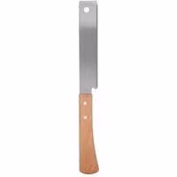 Sega a mano per la lavorazione del legno - Lunghezza di 38 centimetri (quindici pollici) - Argento e marrone - Adatta per lavori di falegnameria