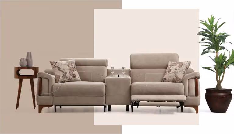 Modern Sofa Couch Designer Möbel Luxus Wohnzimmer Polster Textil