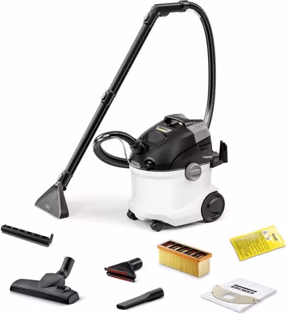 Lava e aspira Karcher SE 5.100 bianco con serbatoio da 8l e potenza 1400W