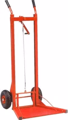 Carrello per damigiane Morsettorapido con regolatore rosso L/P/H: 150 x 71 x 70 cm