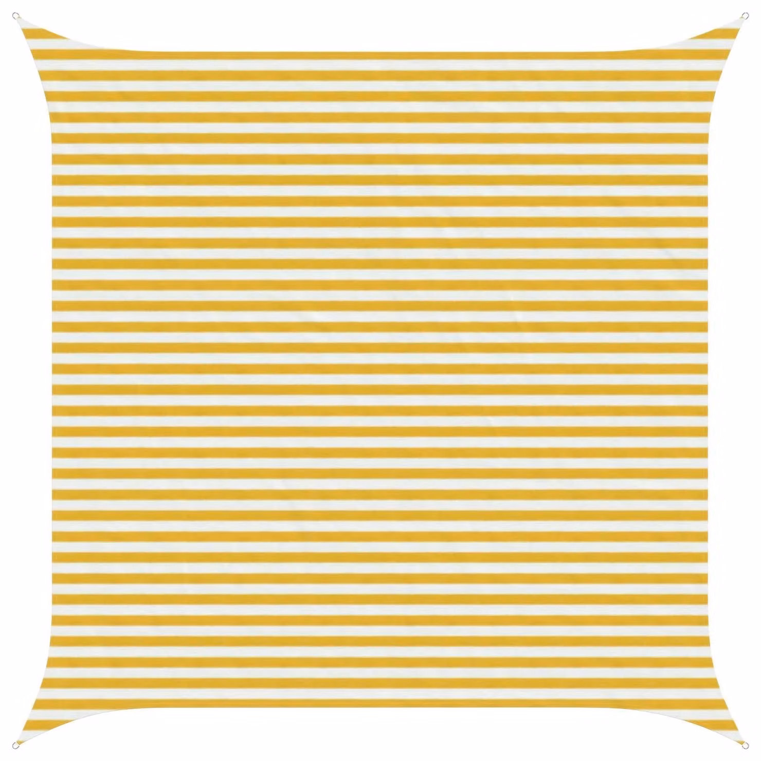 Telo Ombra Giallo e Bianco 4,5 x 4,5 m HDPE