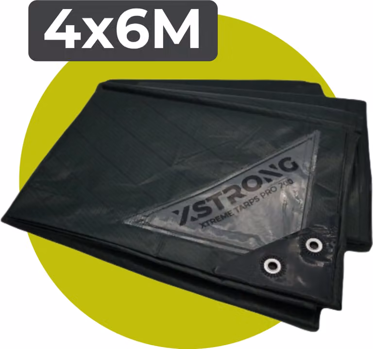 Telone Xstrong Pro 200 4x6 Verde Impermeabile Super resistente con occhielli