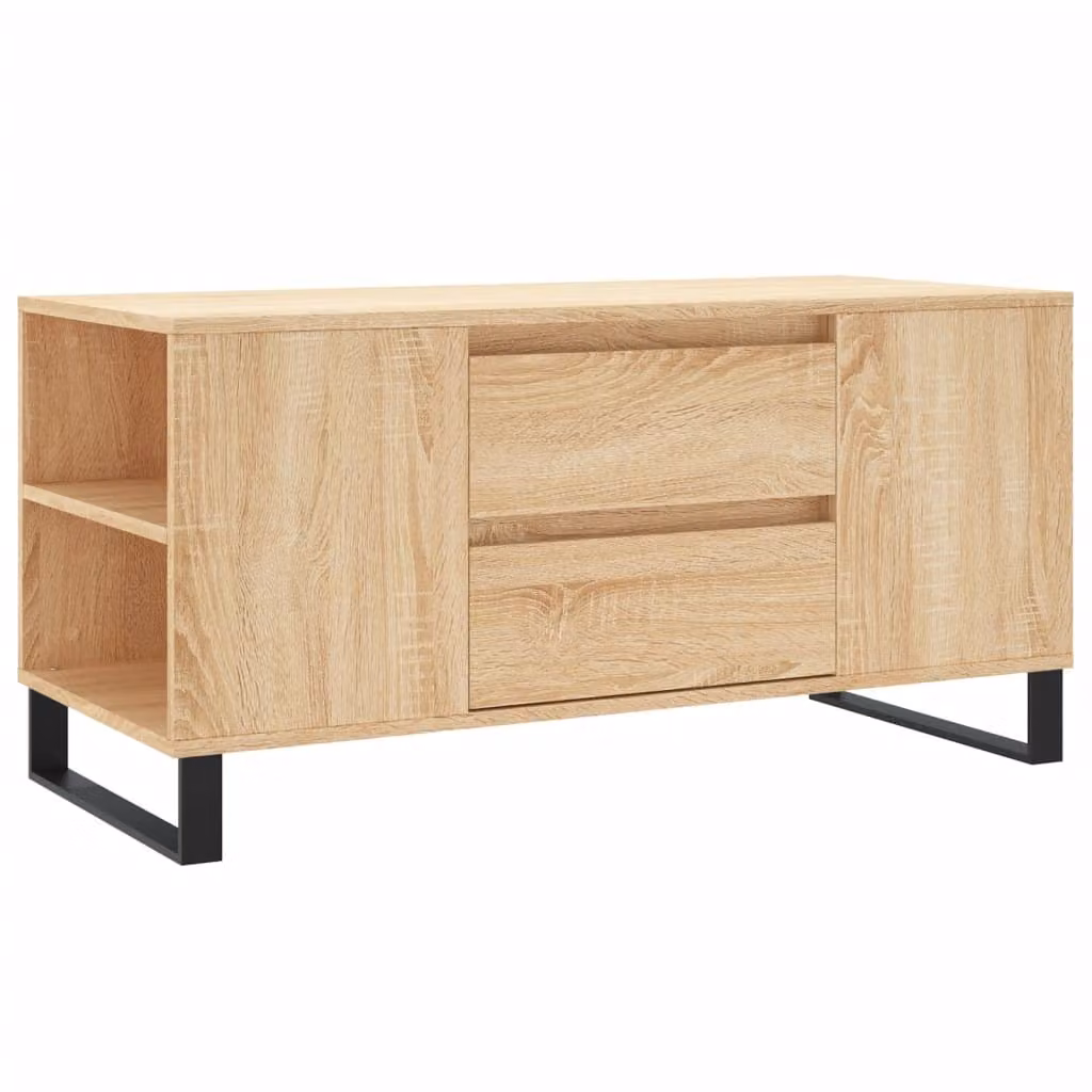 Tavolino Salotto Rovere Sonoma 102x44,5x50 cm Legno Multistrato