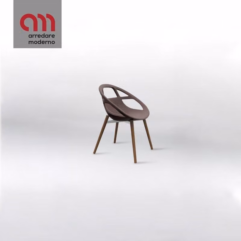 Poltroncina Lola Casprini Steel Wood