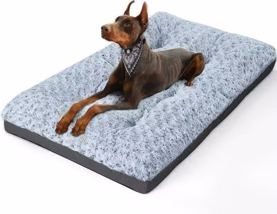 Cuccia impermeabile per cani, taglia media, grigia, traspirante, antiscivolo, 76x48 cm