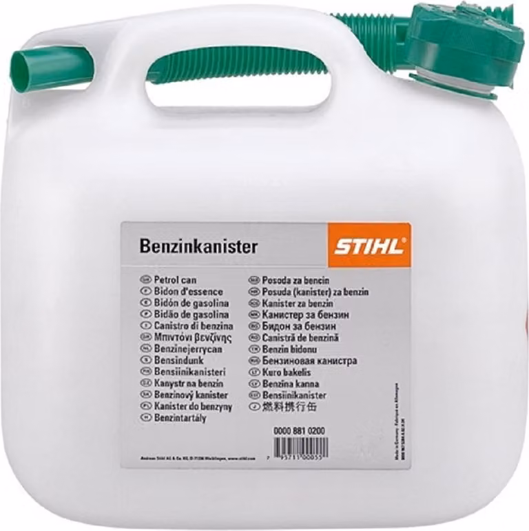 Tanica di benzina STIHL 5L trasparente 00008810202