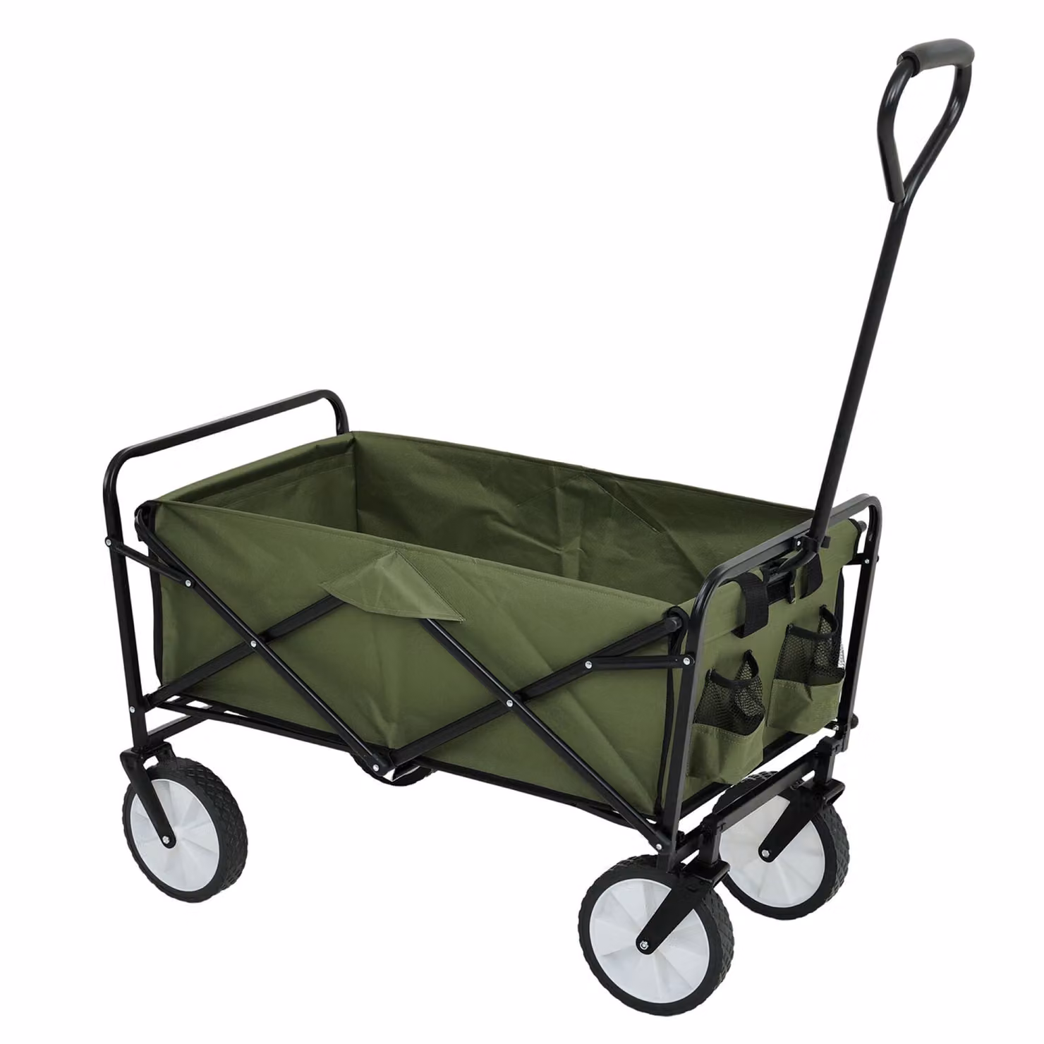 Akord Carrello Da Trasporto Pieghevole Tyrs Verde 88X50X59 Cm