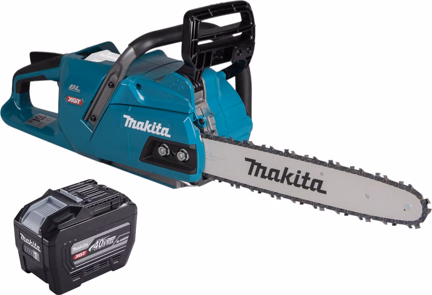 Makita UC 011 GE1 Sega a catena a batteria 40 V max. 35 cm Brushless + 1x batteria 8,0 Ah - senza caricabatteria