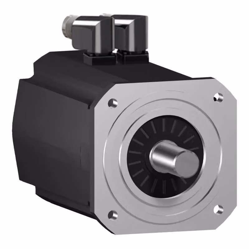 Servomotore CA Schneider Electric, SH3, 205 mm, 36,9 Nm, albero liscio IP65/IP65, multigiro 128 P/U, M40+M23, freno SH32051P02F2100
