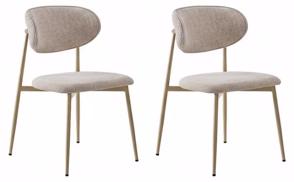 Set di 2 sedie dal design moderno e dal grande comfort