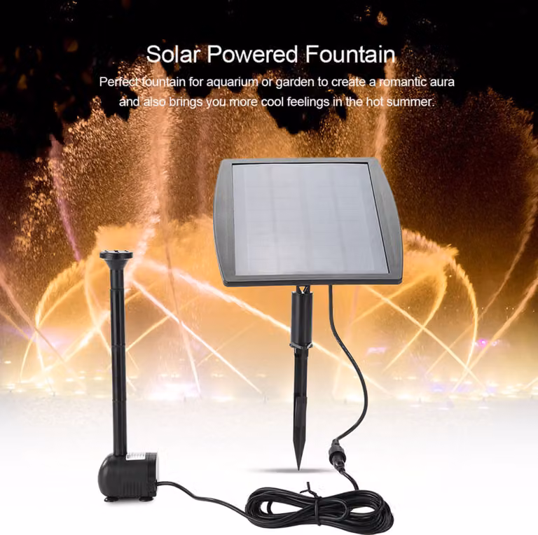 Fontana alimentata ad energia solare, pompa dell'acqua alimentata ad energia solare, fontana alimentata ad energia solare per l'acquario, fontana alimentata ad energia solare per il giardino, pompa dell'acqua della fontana