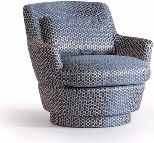 Luxus Sessel Design Möbel Holz mit Textil Einsitzer Couch Lounge Club