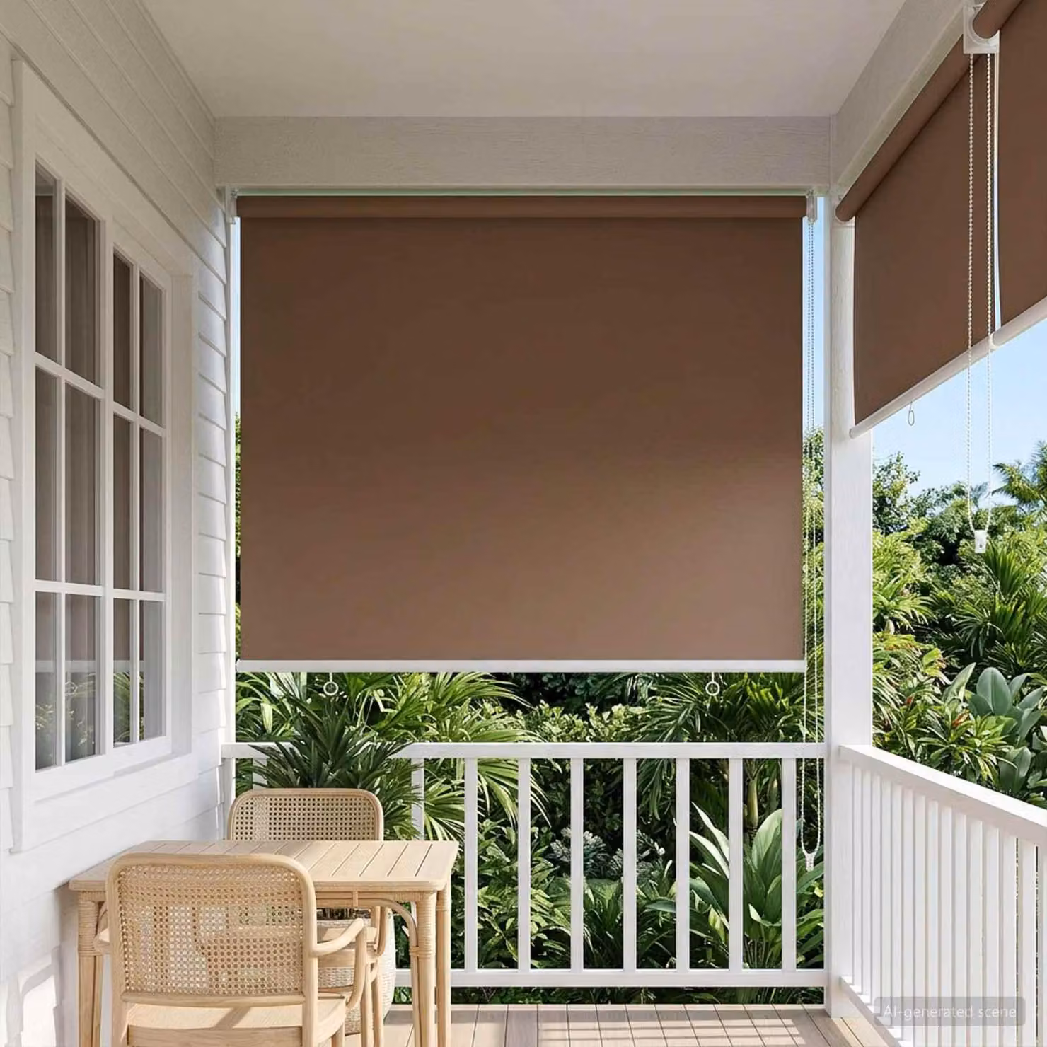 Voletta a rullo con protezione UV Tortora 60 x 230 cm