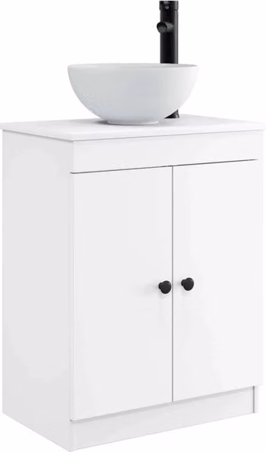 Mobile da bagno con Lavabo | Armadio Lavabo Bianco 54 x 35 x 83 cm