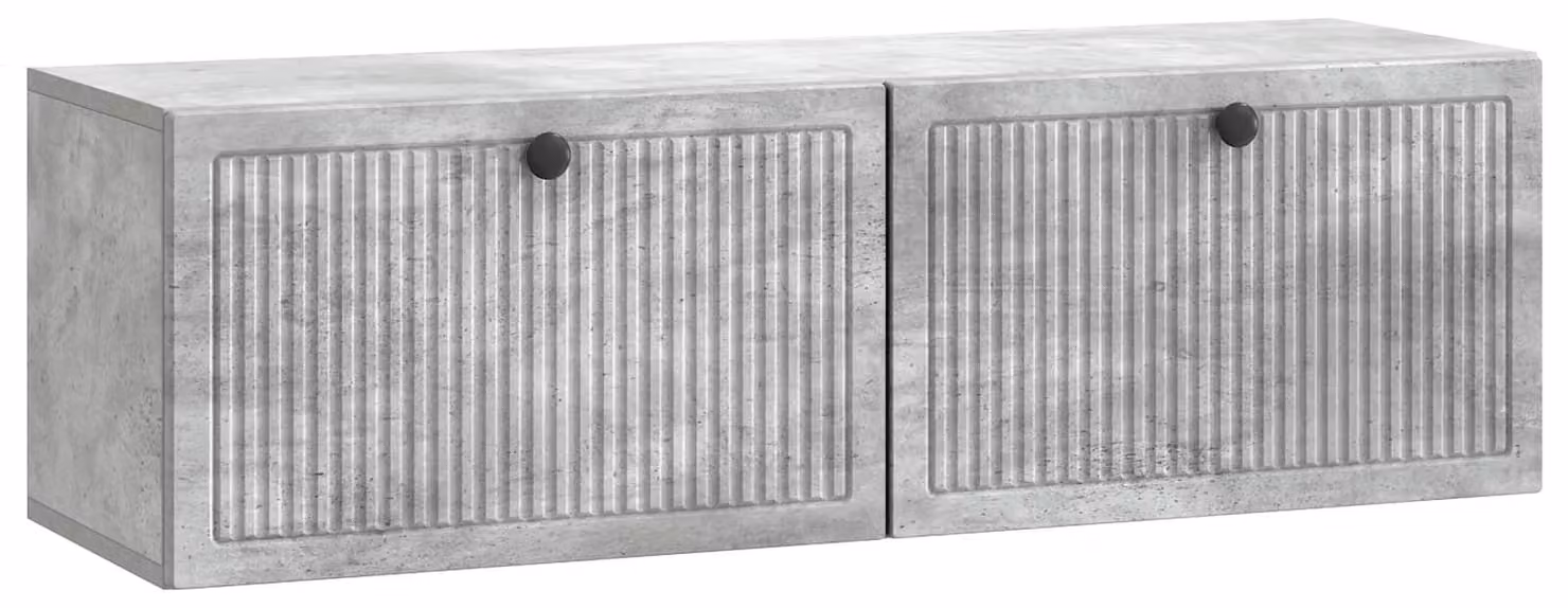 Mobile Porta TV da Muro Grigio Cemento 98 x 31 x 30 cm