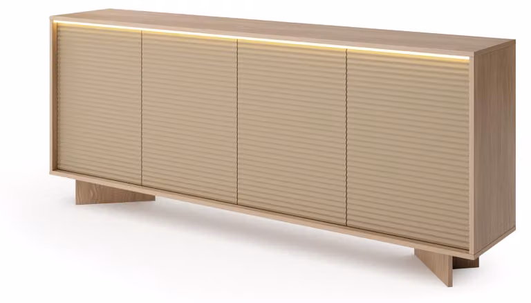 Comodino, modello Naturbolivar, dimensioni 203 x 9 x 84, 4 x 40 cm