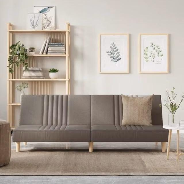 Divano letto-Sofa Letto-Daybed Tortora in Tessuto 199261