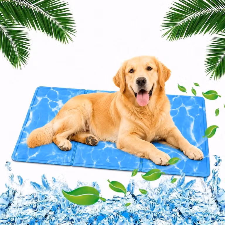 Tappetino refrigerante per cani, 50x90 cm, auto-refrigerante, con gel, impermeabile, taglia XL
