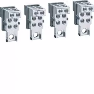 Terminali Hager P250 con montaggio superficiale Cu/Al 4P 6x 6-35mm² HYT066H