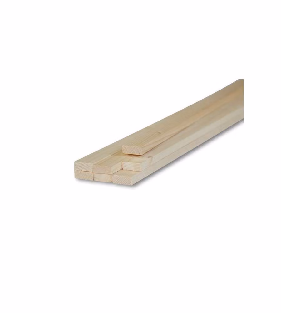 Pircher Listelli Piallati Abete 10x20x1000 mm - Legno Naturale Fai-da-te