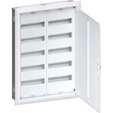 Distributore da campo Hager da incasso, 2x5 file con FWU52A universale
