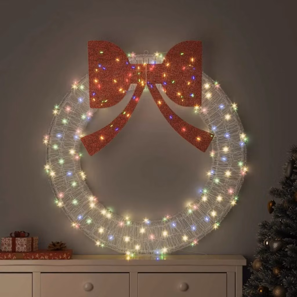 Ghirlanda di Natale con 150 LED Multicolore RGB e Telecomando, Lunghezza: 120 cm, CFW8500122 – 2
