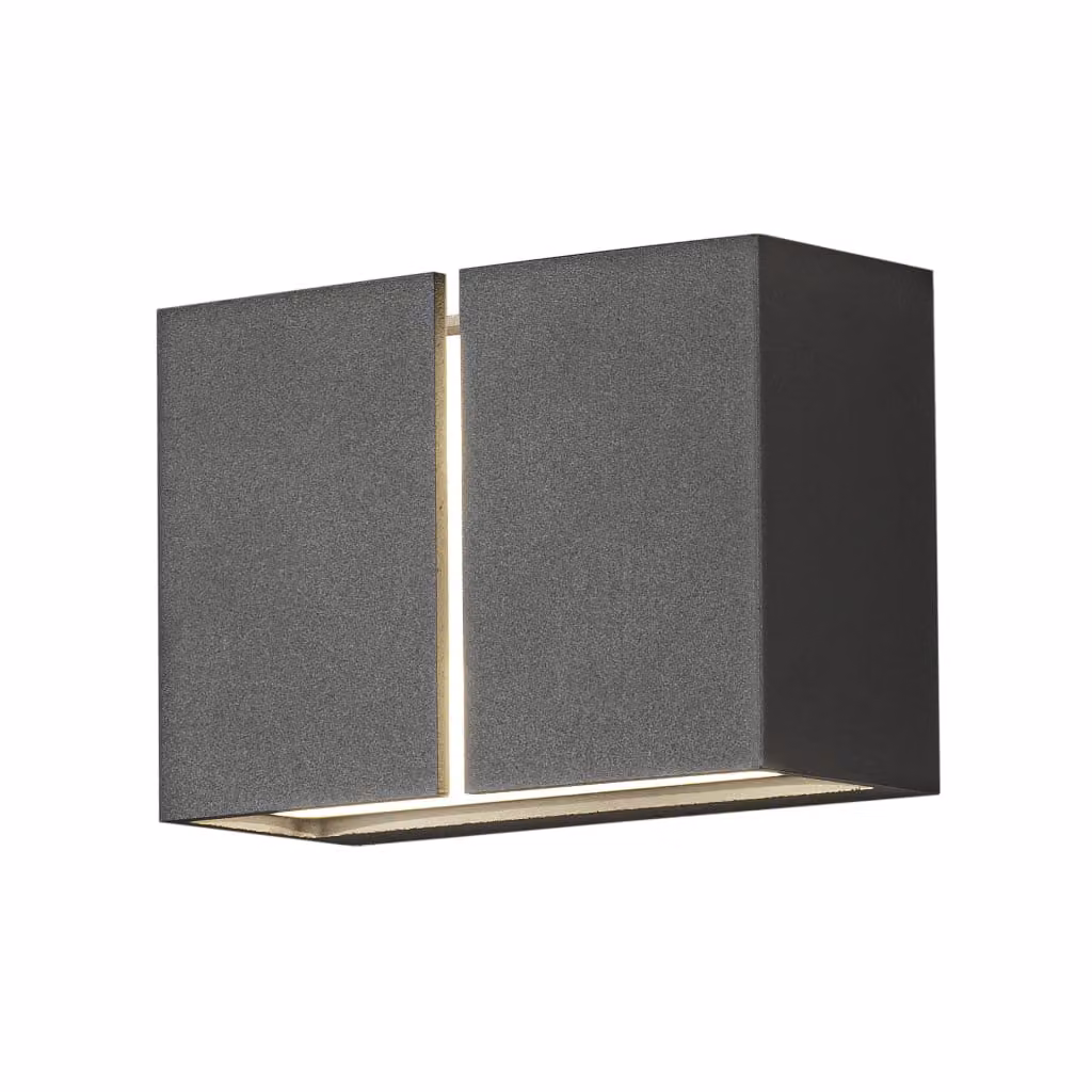 Konstsmide Pavia Lampada da parete LED antracite, 3000K, 800lm, 4x3W, 240V, alluminio, 7877-370