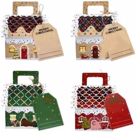 Calendario dell'Avvento da riempire, con 24 scomparti vuoti, elemento decorativo, ideale per creare sorprese personalizzate