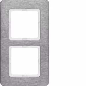 Berker 10126083, Acciaio inossidabile, Acciaio inossidabile, Senza viti, Berker, Q.7, IP20