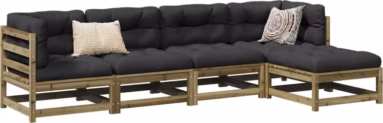 Maison Exclusive - Set da giardino da 5 pezzi in legno di pino trattato