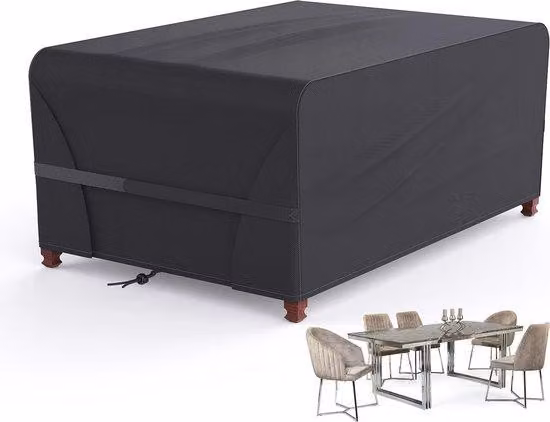 Sedia da terrazza impermeabile per esterni - robusto tessuto Oxford - resistente ai raggi UV - antigraffio - rettangolare - 242 x 162 x 100 cm