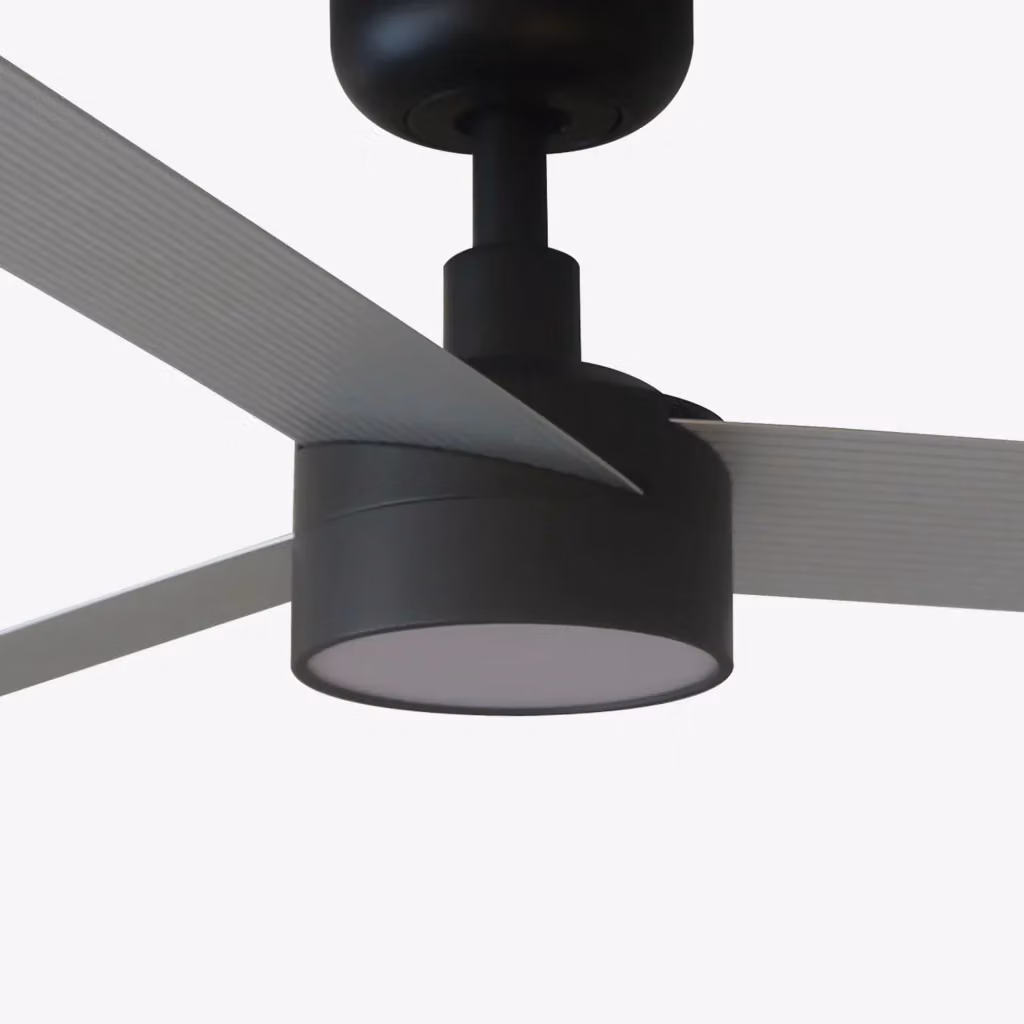 Ventilatore a soffitto Faro Barcelona Cruiser L nero e alluminio con termostato – 2