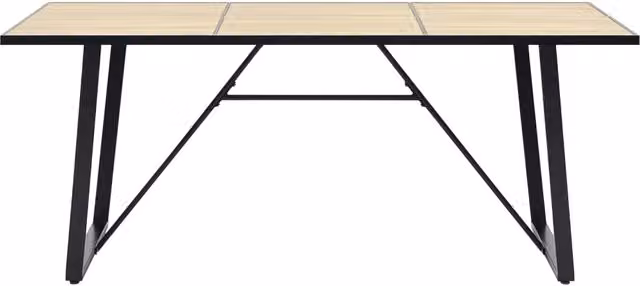 Tavolo da Pranzo Rovere 200x100x75 cm in MDF 281564
