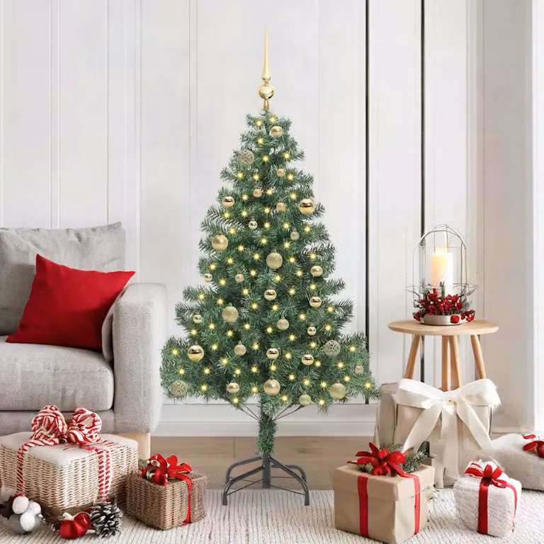 vidaXL Albero di Natale Verde 150 cm PVC