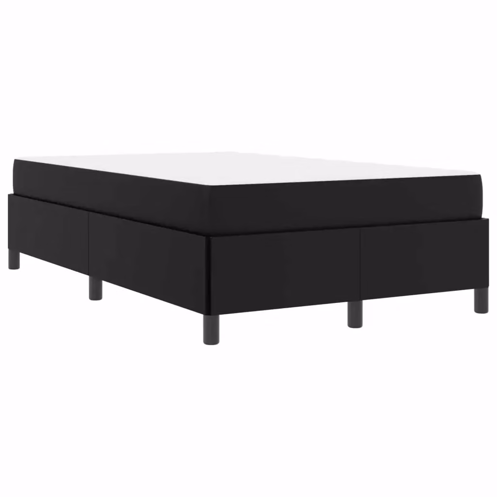 Letto moderno vidaXL con materasso in tessuto nero L: 120 cm, P: 200 cm, H: 193 cm – 2