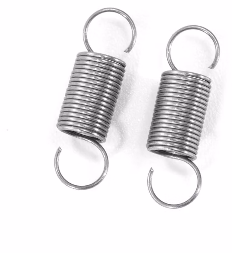 Molle a trazione con ganci in acciaio inossidabile, 10 mm (confezione da 20)
