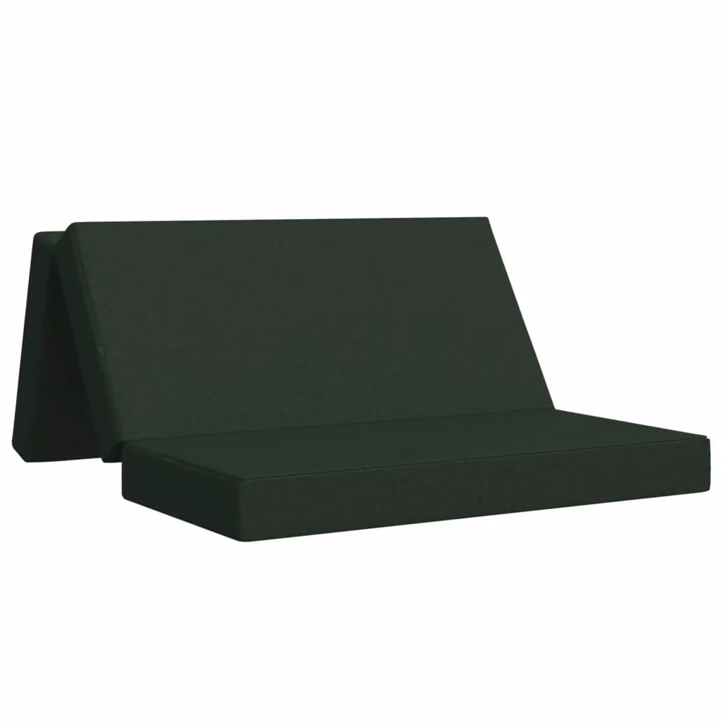 Divano Letto Pieghevole Moderno vidaXL Verde, L 160 x P 67 x H 45 cm – 2
