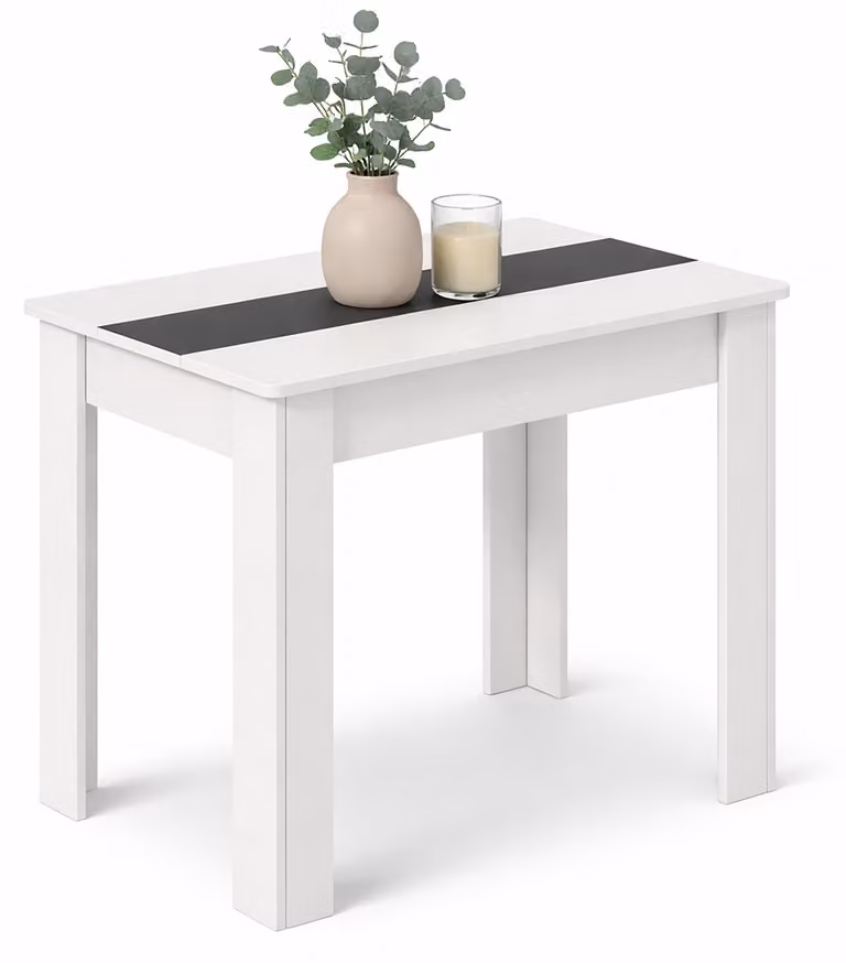 Tavolo da pranzo VCM, tavolo da cucina a base di legno H. 75 x W. 80 x D. 50 cm, tavolo da pranzo compatto per cucina e zona pranzo, tavolo Disalo