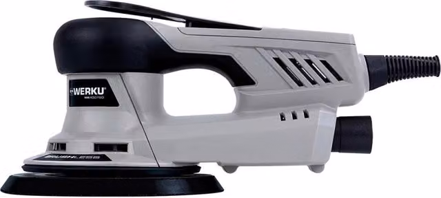 Levigatrice circolare orbitale WERKU da banco 350 W grigia