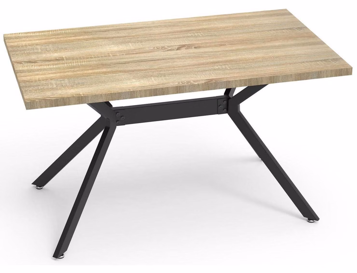 Tavolo da pranzo in legno, dimensioni 140x80x76 cm. Legno chiaro, resistente ai graffi, facile da pulire