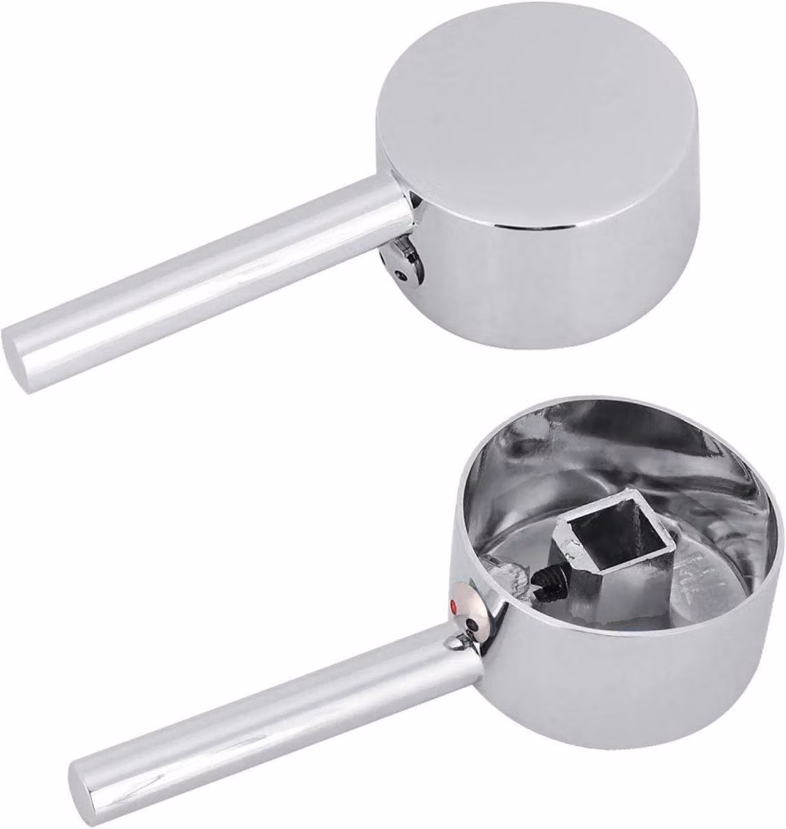 Miscelatore per lavabo, cromato e resistente, ideale per cucina e bagno, facile da installare
