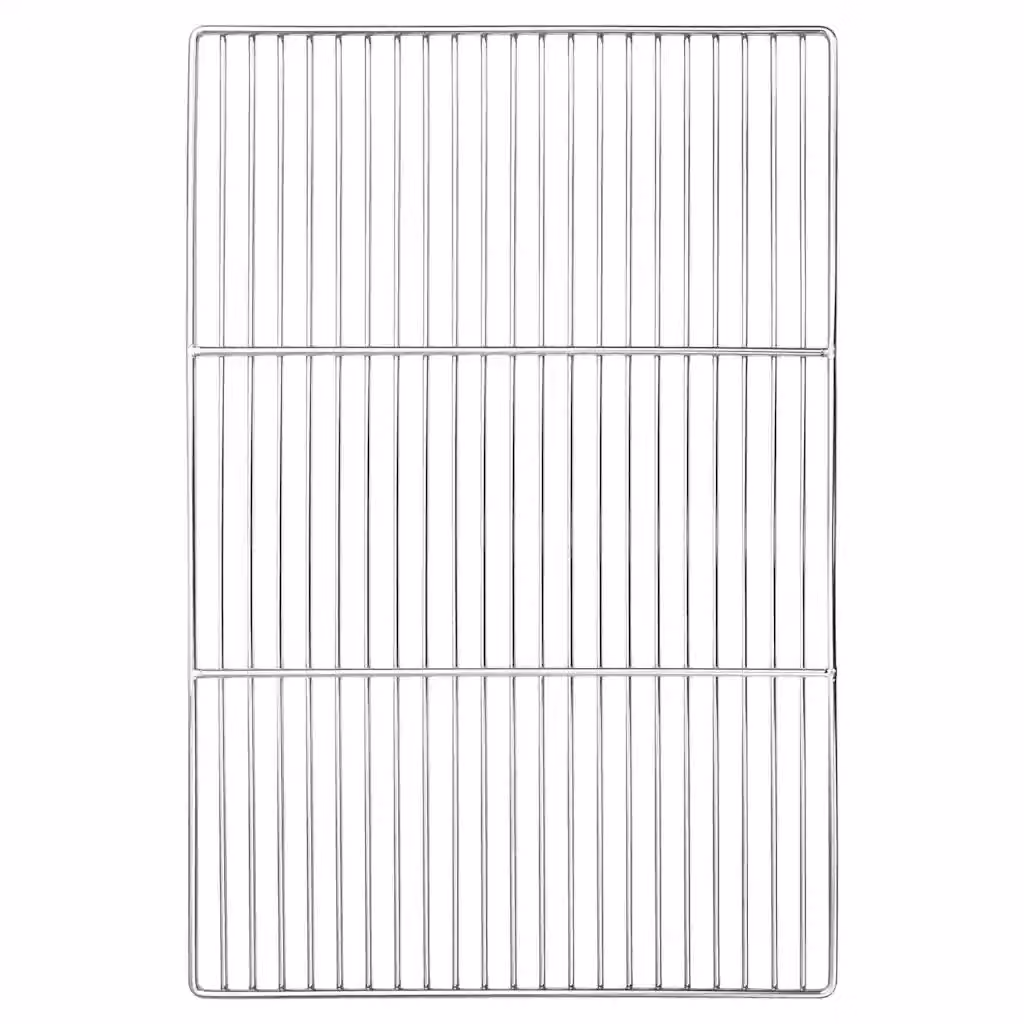 Griglia vidaXL in acciaio inox color argento L: 60 cm, P: 40 cm