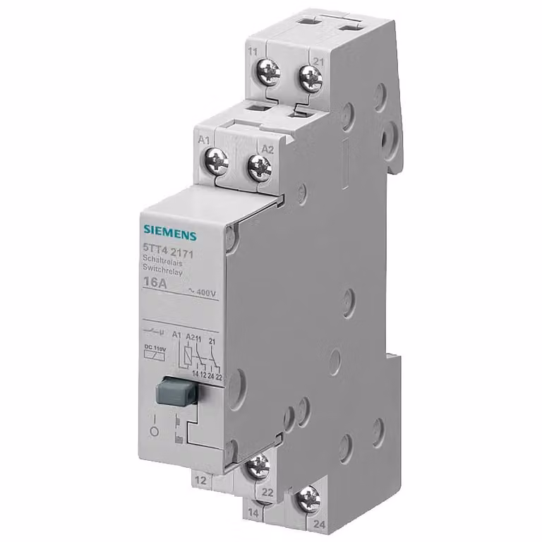 SIEMENS 5TT42172 Relè di commutazione 5TT4217-2 2W contatto f.230AC 400V 16A controllo