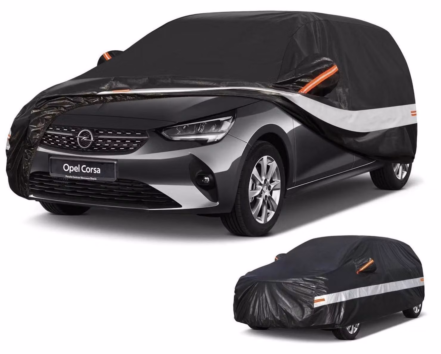 Copertura per auto, adatta a garage completo, con 10 strati, 100% impermeabile, colore nero, compatibile con modelli Corsa D/E/A/B/C/F (dal 1982 al 2025)