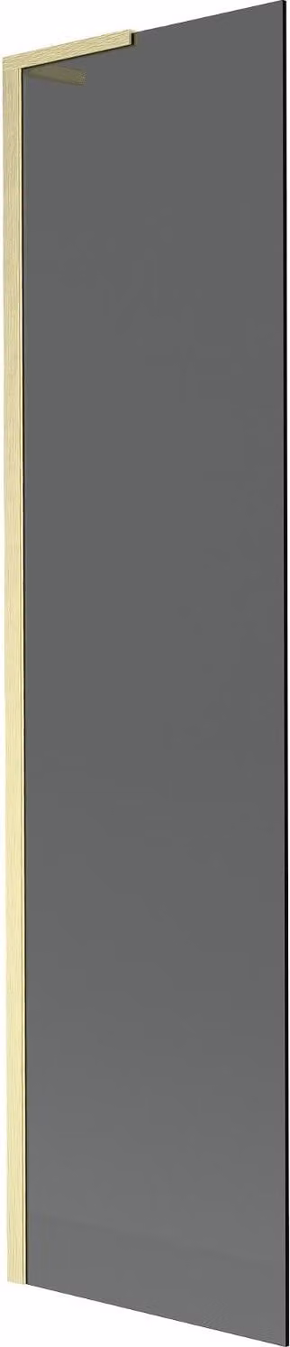 Mexen Next L parete doccia a 1 anta 50 x 150 cm, grafite, oro spazzolato - 895-050-000-03-40-55
