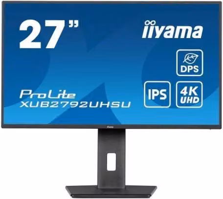 Monitor PC Iiyama Prolite XUB2792UHSU-B6 da 27 pollici 4K Ultra HD LED IPS Nero