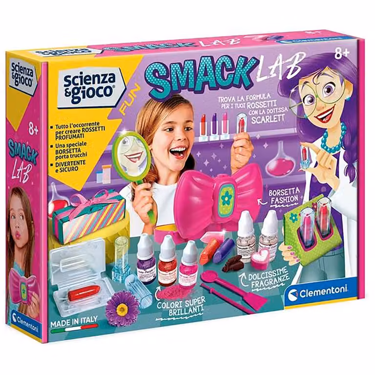 Clementoni Smack Lab Scienza e Gioco Fun Multicolore per 8 Anni