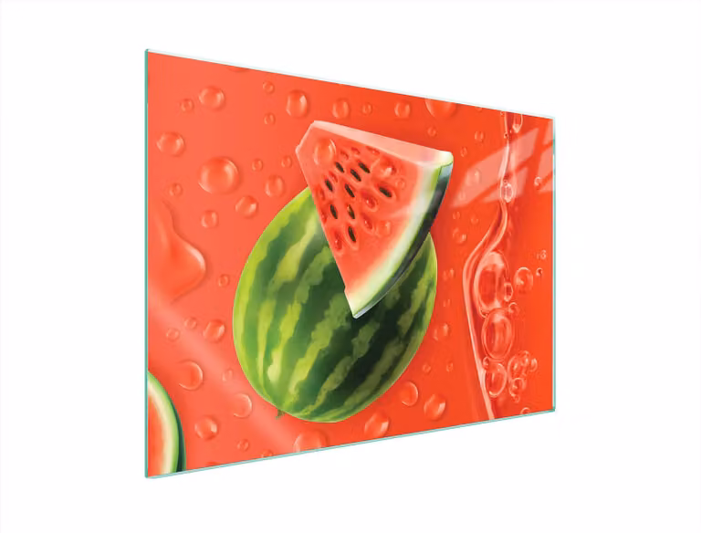Piastra Protettiva In Vetro Per Cuore 70X52 Melone D'acqua