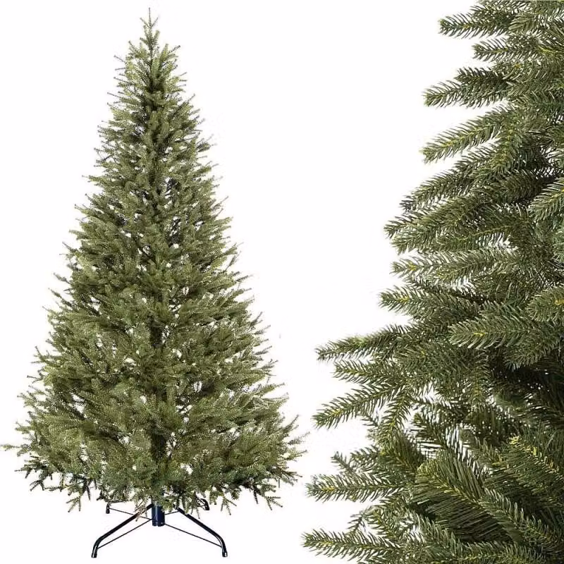 albero di Natale artificiale premium abete rosso 200 cm PE